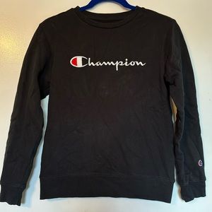 Boys Champion crew neck sweatshirt large
